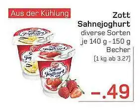 akzenta Zott sahnjoghurt Angebot