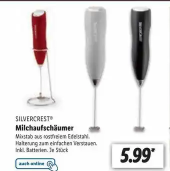 Lidl Silvercrest milchaufschäumer Angebot