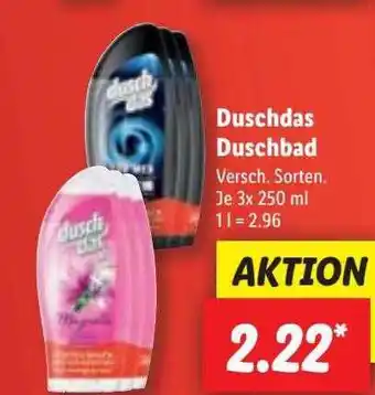 Lidl Duschdas duschbad Angebot