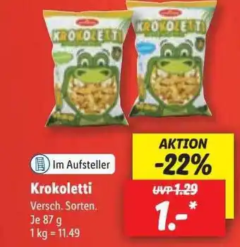 Lidl Krokoletti Angebot