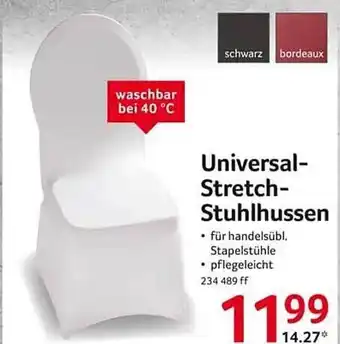 Selgros Universal-stretch-stuhlhussen Angebot