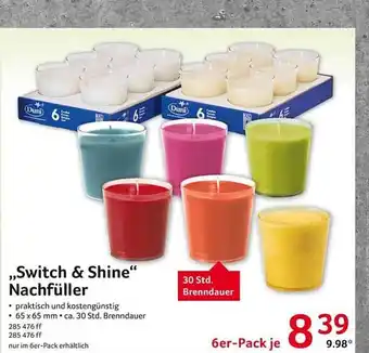 Selgros „switch&shine“ nachfüller Angebot