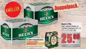 Profi Getränke Beck's pils Angebot