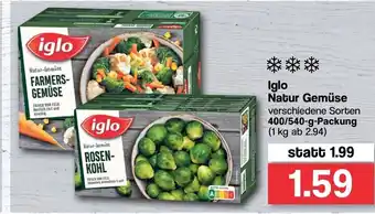 Famila Nord West Iglo Natur Gemüse 500/540g Angebot