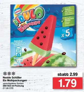 Famila Nord West Nestle Schöller Eis Multipackungen 288-563ml Angebot