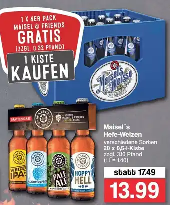 Famila Nord West Maisel's Hefe Weizen 20x0,5L Angebot