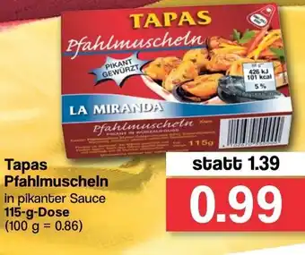 Famila Nord West Tapas Pfahlmuscheln 115g Angebot