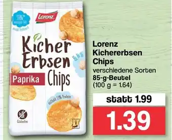 Famila Nord West Lorenz Kichererbsen Chips 85g Beutel Angebot