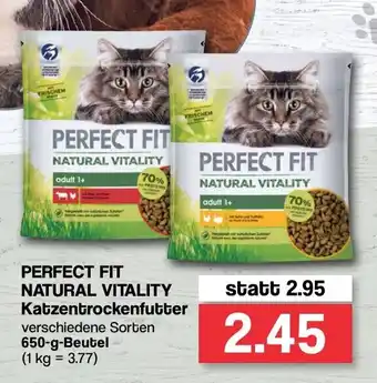 Famila Nord West Perfect Fit Natural Vitality Katzentrockenfutter 650g Beutel Angebot