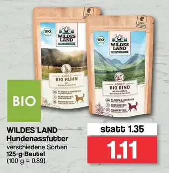 Famila Nord West Wildes Land Hundenassfutter 125g beutel Angebot