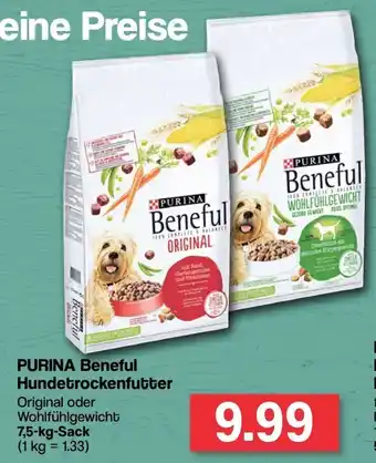 Famila Nord West Purina Beneful Hundetrockenfutter 7,5kg Angebot