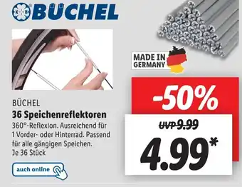 Lidl Büchel 36 Speichenreflektoren Angebot