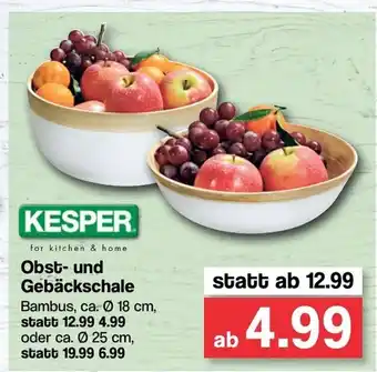 Famila Nord West Kesper Obst und Gebäckschale Angebot