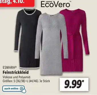 Lidl Esmara Feinstrickkleid S-L Angebot