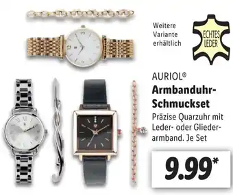 Lidl Auriol Armbanduhr-Schmuckset Angebot