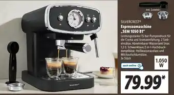 Lidl Silvercrest Espressomaschine ,,SEM 1050 B1" Angebot