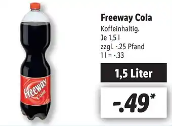 Lidl Freeway Cola 1,5 l Angebot