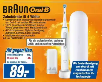 expert Techno Land Braun Oral-B Zahnburste iO 4 Angebot