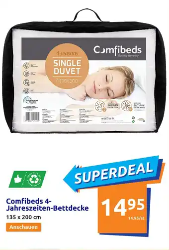 Action ComfiBeds 4-Jahreszeiten-Bettdecke 135*200 Angebot