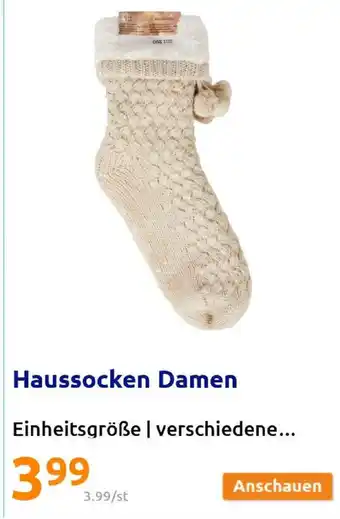 Action Damen Haussocken Angebot