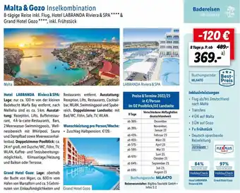 Lidl Malta & Gozo Inselkombination Angebot