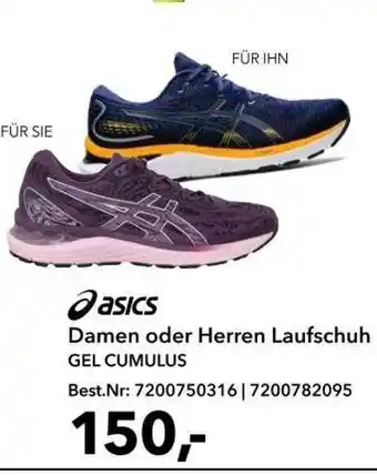 dodenhof Asics damen oder herren laufschuh gel cumulus Angebot