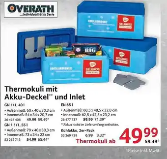 Selgros Thermokuli mit akku-Deckel und Inlet Angebot