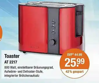 V Markt Toaster at 2217 severin Angebot