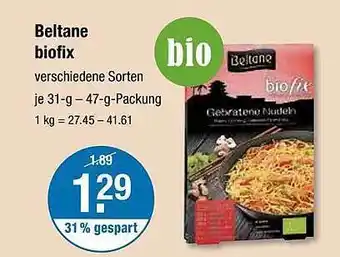 V Markt Beltane biofix Angebot