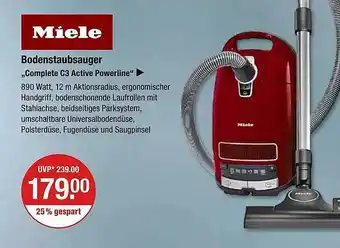 V Markt Miele bodenstaubsauger „complete c3 active powerline“ Angebot