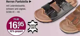 V Markt Herren pantolette Angebot