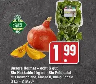 Scheck-in-Center Unsere heimat-echt & gut bio hokkaido oder bio feldsalat Angebot