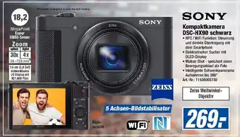 Expert Technomarkt Sony Kompaktkamera DSC-HX90 schwarz Angebot