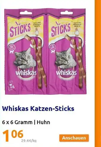 Action Whiskas katzen-sticks Angebot