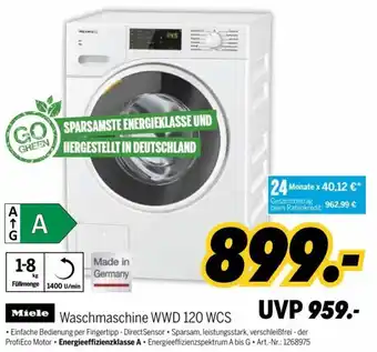 MEDIMAX Miele Waschmaschine WWD 120 WCS Angebot