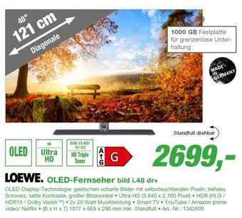 EP LOEWE. OLED Fernseher bild i.48 dr+ Angebot