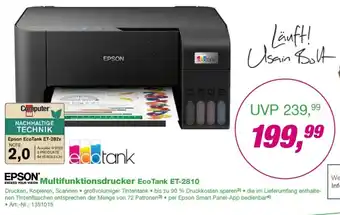 EP Epson Multifunktionsdrucker EcoTank ET 2810 Angebot