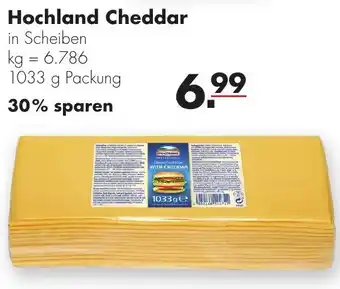 Handelshof Hochland Cheddar 1033 g Packung Angebot