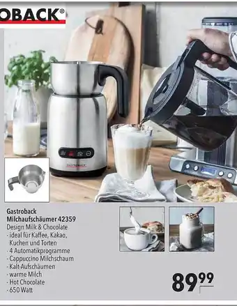 CITTI Markt Gastroback milchaufschäumer 42359 Angebot