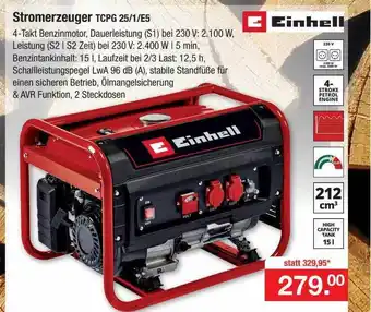 Zimmermann Einhell stromerzeuger tcpg 25-1-e5 Angebot