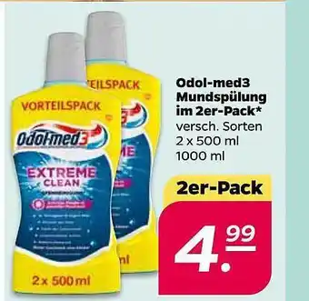 NETTO Odol-med3 Mundspülung im 2er-Pack Angebot