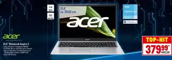 METRO Acer Notebook Aspire 3 15.6" Angebot