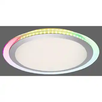 OBI Leuchten direkt led-deckenleuchte cyba silber Angebot