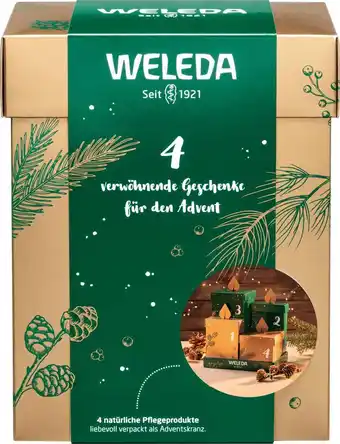 dm drogerie Weleda adventskalender 2022 verwöhnende geschenke, 4-teilig Angebot