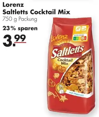 Handelshof Lorenz Saltletts Cocktail Mix 750 g Packung Angebot