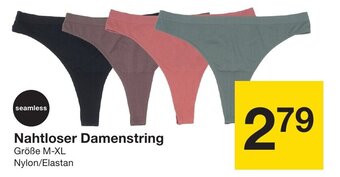 Zeeman Nahtloser Damenstring Angebot