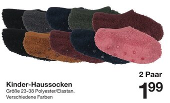 Zeeman Kinder Haussocken 2 Paar Angebot