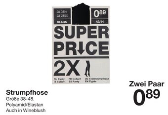 Zeeman Strumpfhose Angebot