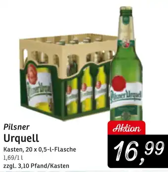 KONSUM Pilsner Urquell 20x0,5 L Flasche Angebot