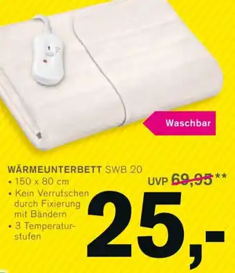 KODi Wärmeunterbett SWB 20 Angebot